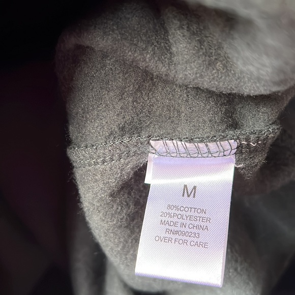 PLAYBOY Hoodie Sweatshirt Black Size M - Picture 11 of 11